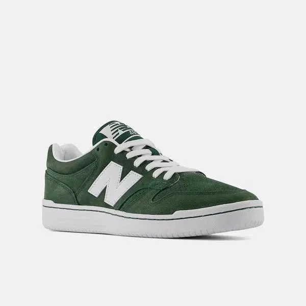 New Balance Numeric 480 - Forest Green White