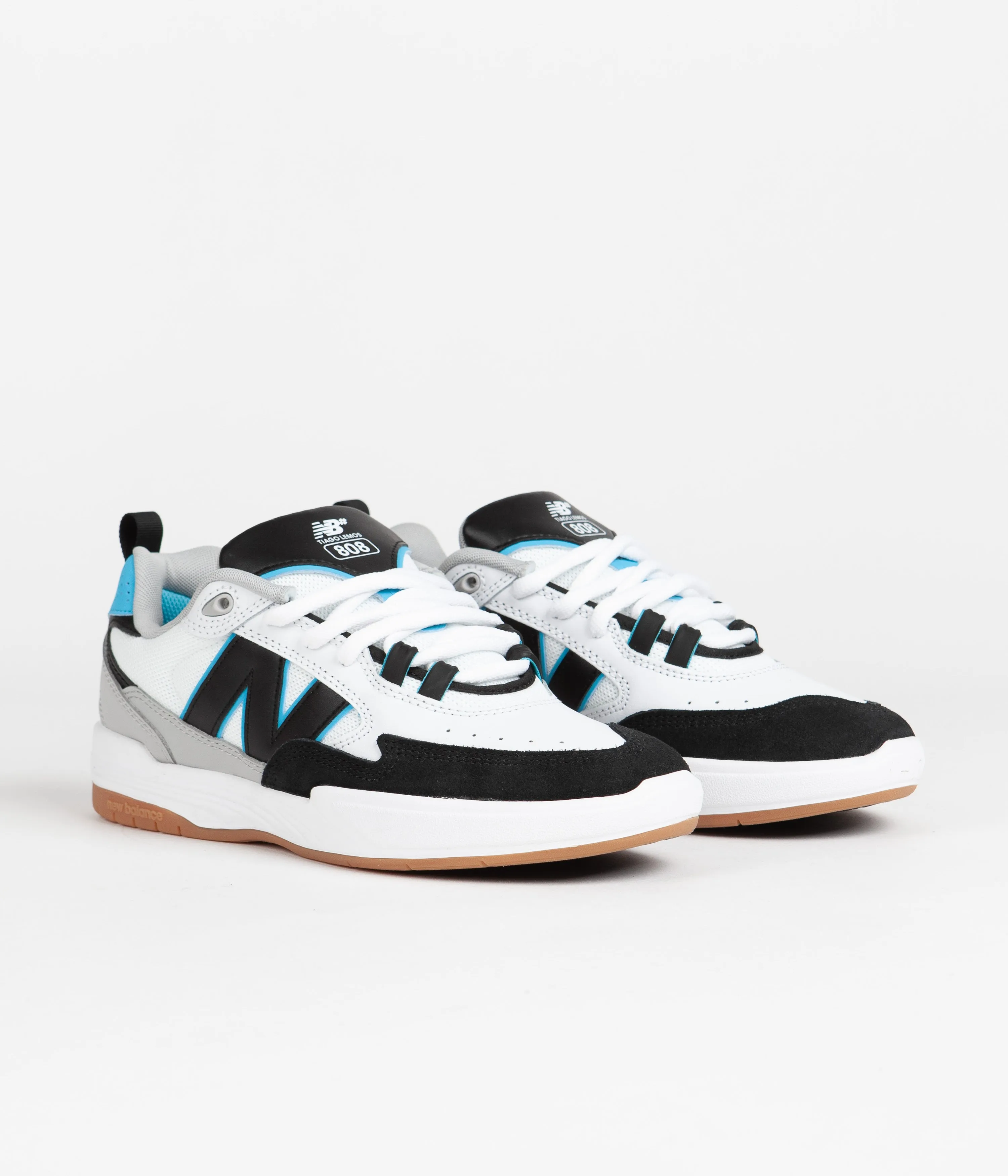 New Balance Numeric 808 Tiago Lemos Shoes - White / Black