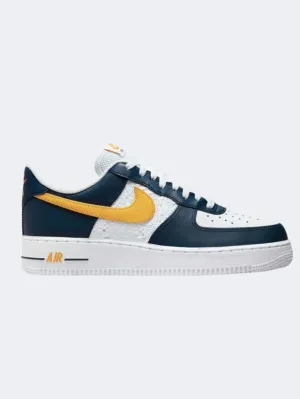 Nike Air Force 1 07 Men Lifestyle Shoes Obsidian/White/Gold