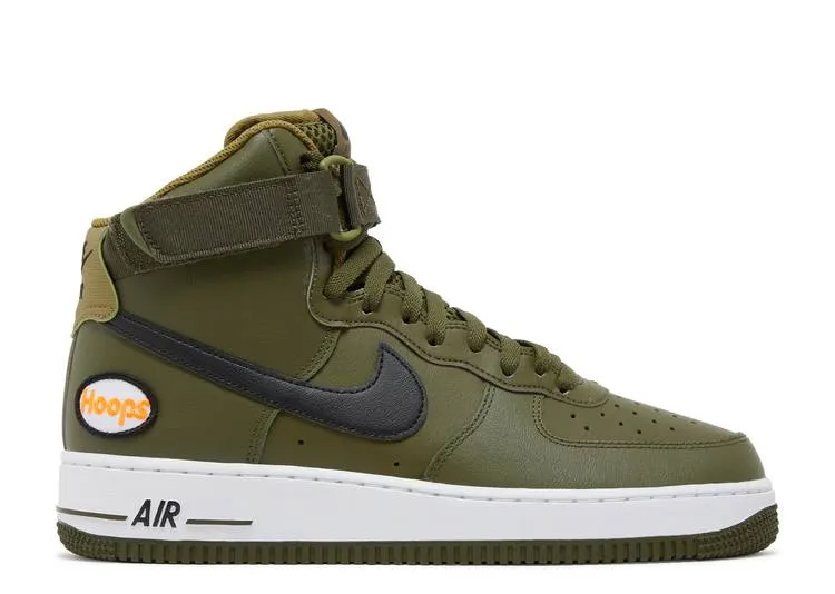 Nike AIR FORCE 1 HIGH '07 LV8 'HOOPS PACK - ROUGH GREEN', green