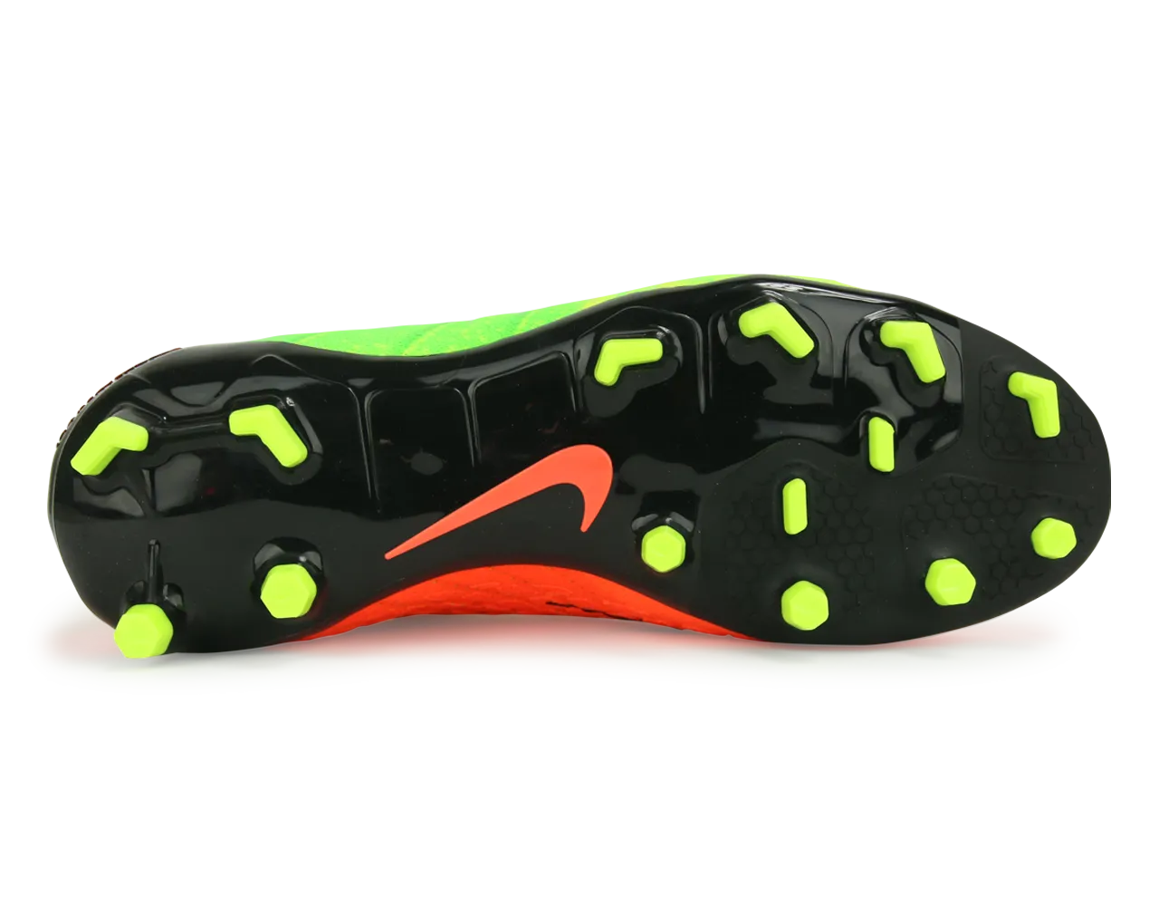 Nike Kids Hypervenom Phantom III Dynamic Fit FG Electric Green/Black/Hyper Orange