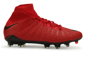 Nike Kids Hypervenom Phantom III Dynamic Fit FG University Red/Black