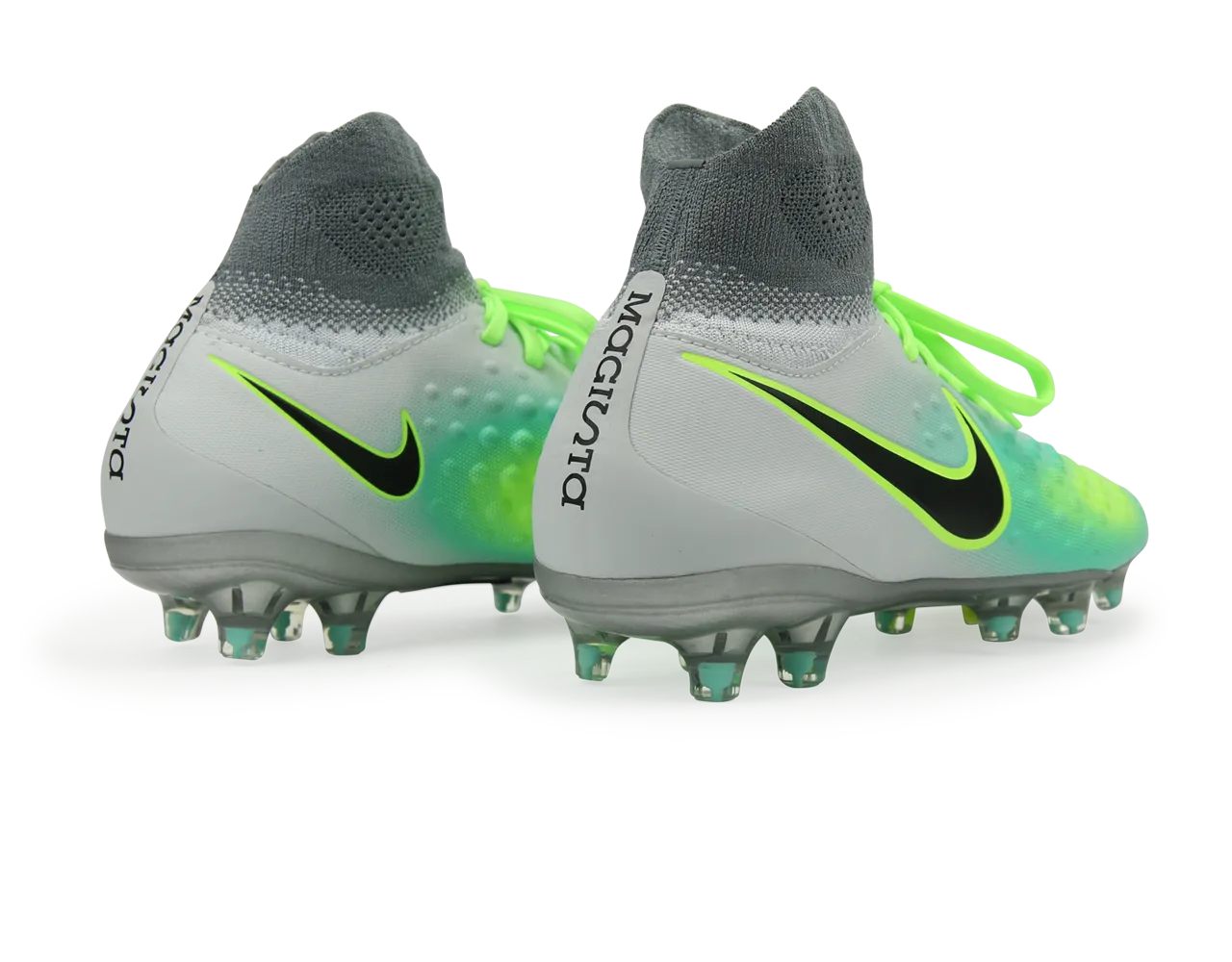 Nike Kids Magista Obra II FG Pure Platinum/Black/Ghost Green