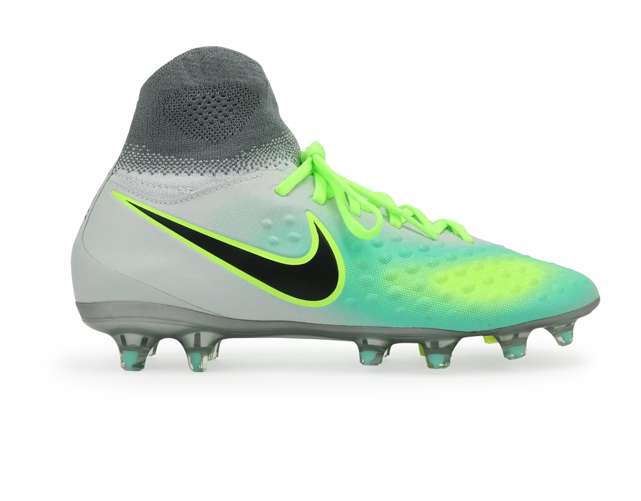 Nike Kids Magista Obra II FG Pure Platinum/Black/Ghost Green