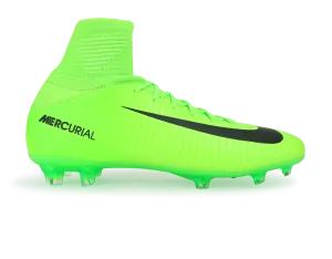 Nike Kids Mercurial Superfly V FG Electric Green/Black/Flash Lime