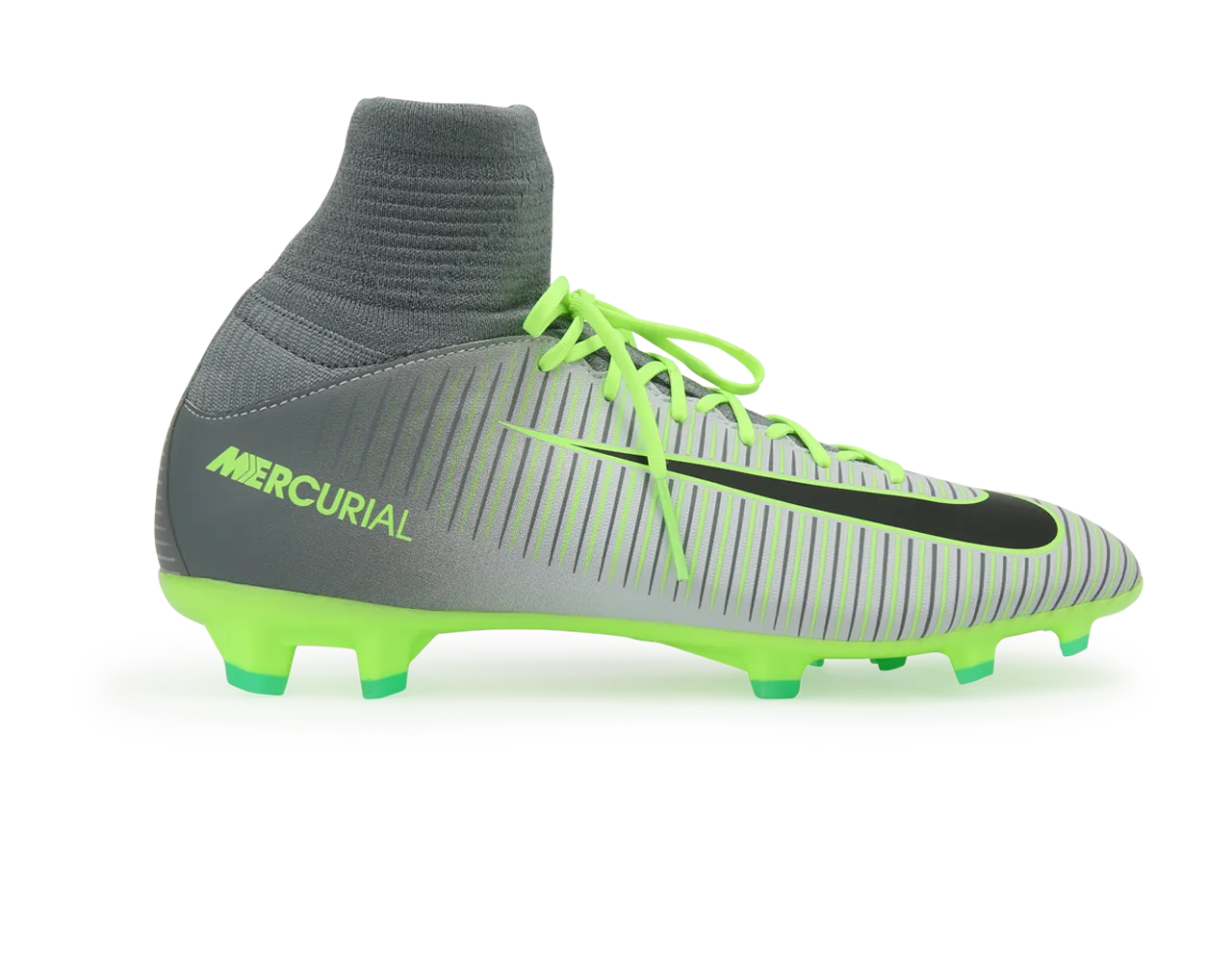 Nike Kids Mercurial Superfly V FG Pure Platinum/Black/Ghost Green