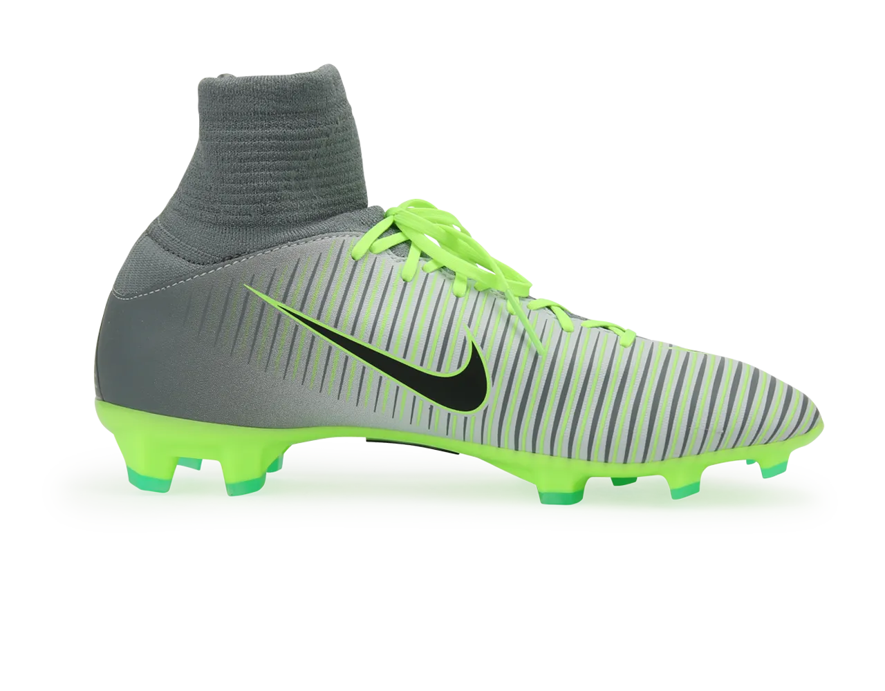 Nike Kids Mercurial Superfly V FG Pure Platinum/Black/Ghost Green