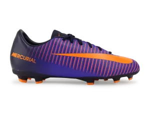 Nike Kids Mercurial Vapor XI FG  Pure Dynasty/Bright Citrus/Hyper Grape