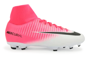 Nike Kids MercurialX Victory VI Dynamic Fit FG Racer Pink/Black/White