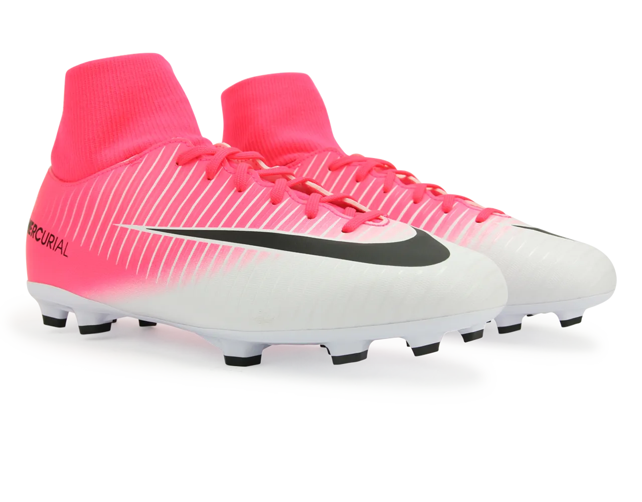 Nike Kids MercurialX Victory VI Dynamic Fit FG Racer Pink/Black/White