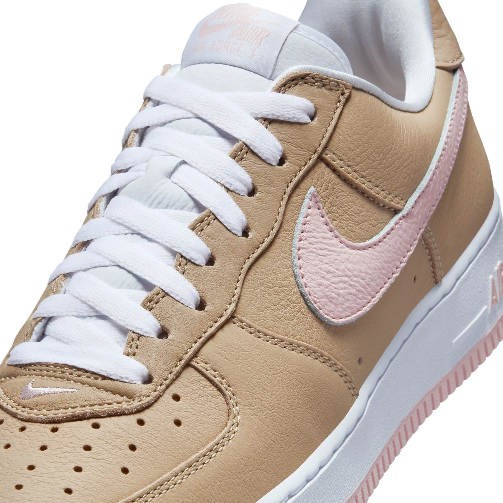 Nike Mens Air Force 1 Low Retro "Linen" Shoes