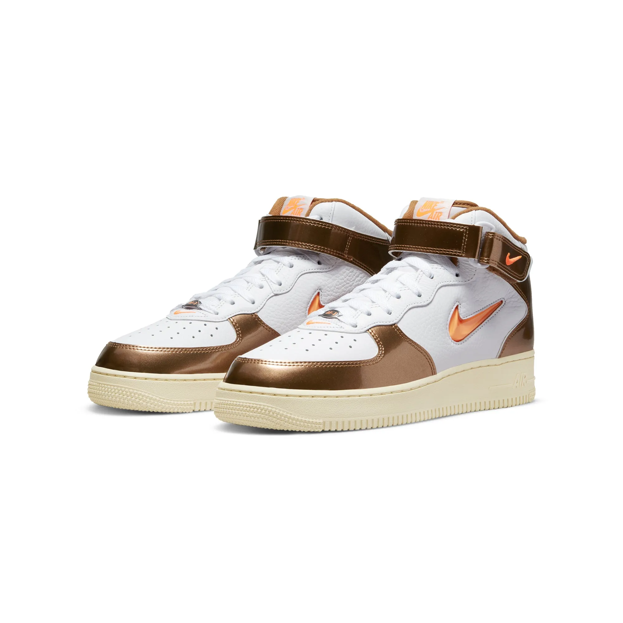 Nike Mens Air Force 1 Mid QS Shoes Ale Brown