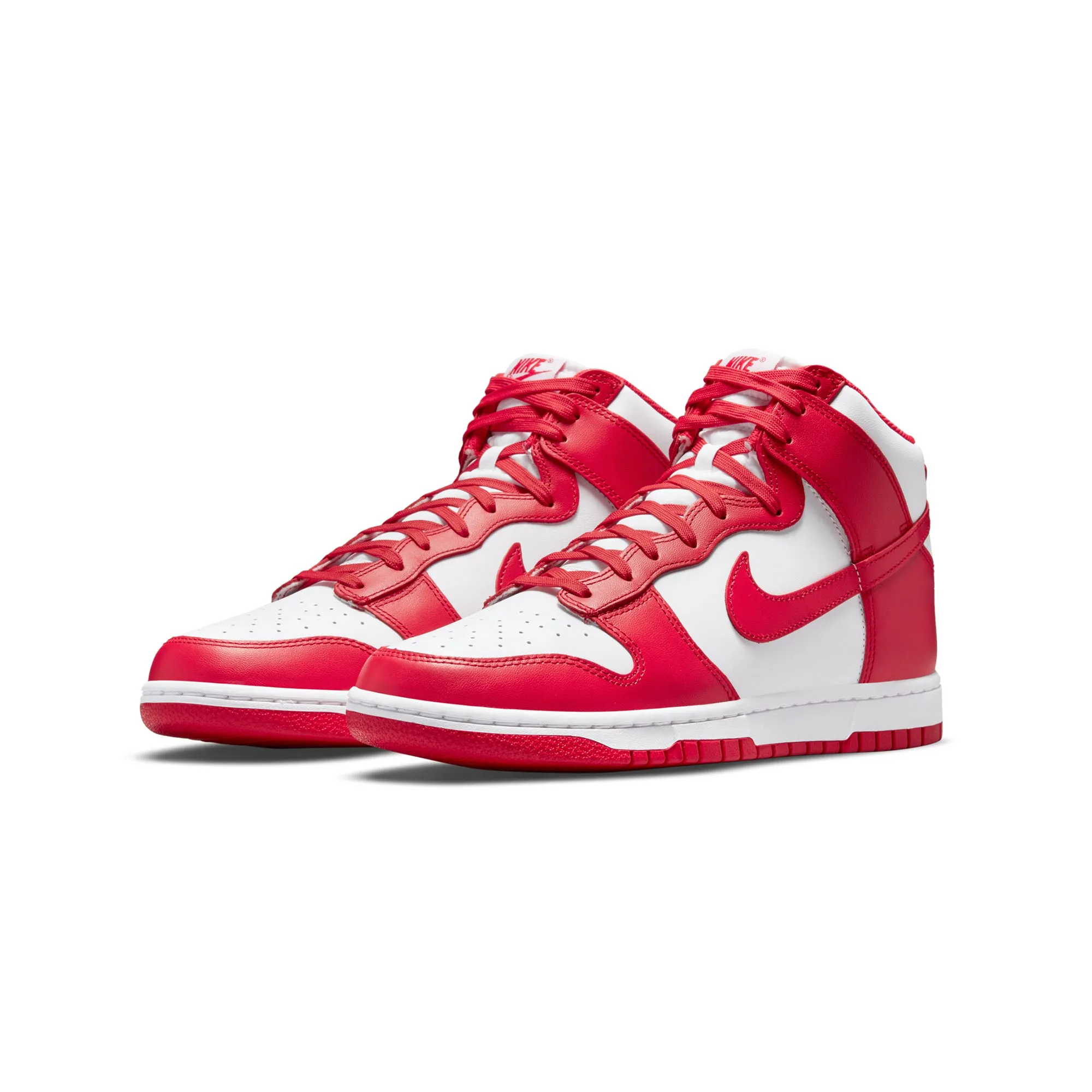 Nike Mens Dunk High Championship Red Shoes