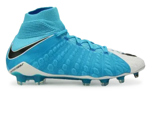 Nike Men's Hypervenom Phantom III Dynamic Fit FG White/Black/Photo Blue