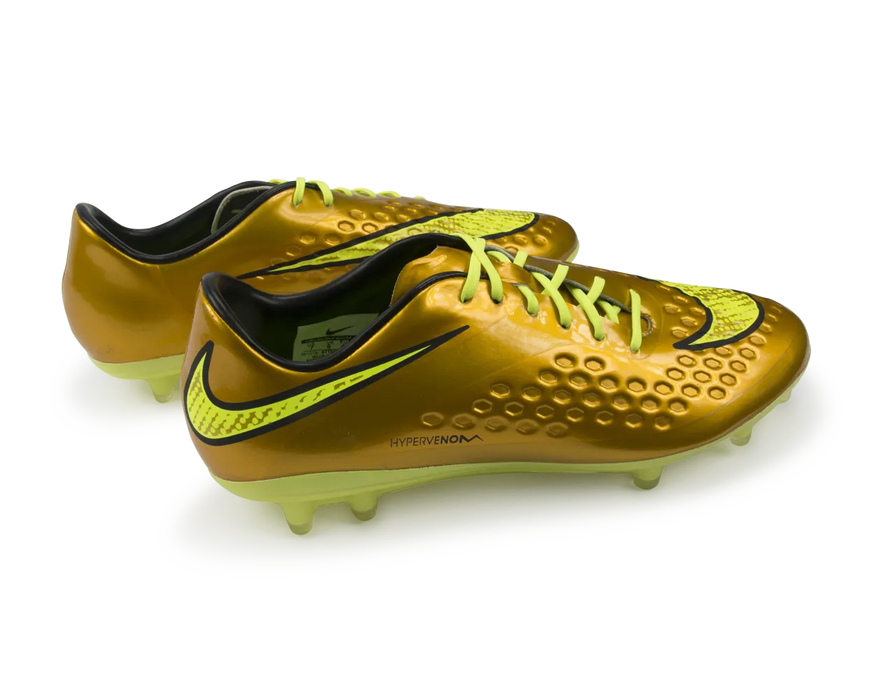 Nike Men's Hypervenom Phatal FG Metallic Gold/Black/Tour Yellow