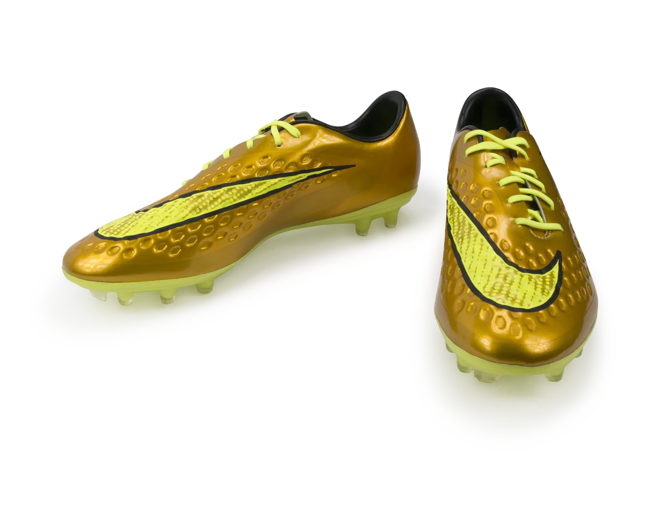 Nike Men's Hypervenom Phatal FG Metallic Gold/Black/Tour Yellow