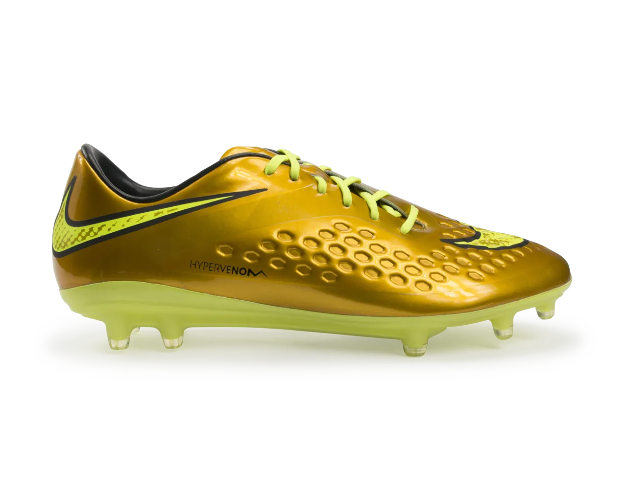 Nike Men's Hypervenom Phatal FG Metallic Gold/Black/Tour Yellow