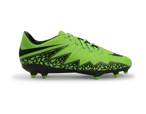 Nike Men's Hypervenom Phelon FG Green Strike/Black/Noir