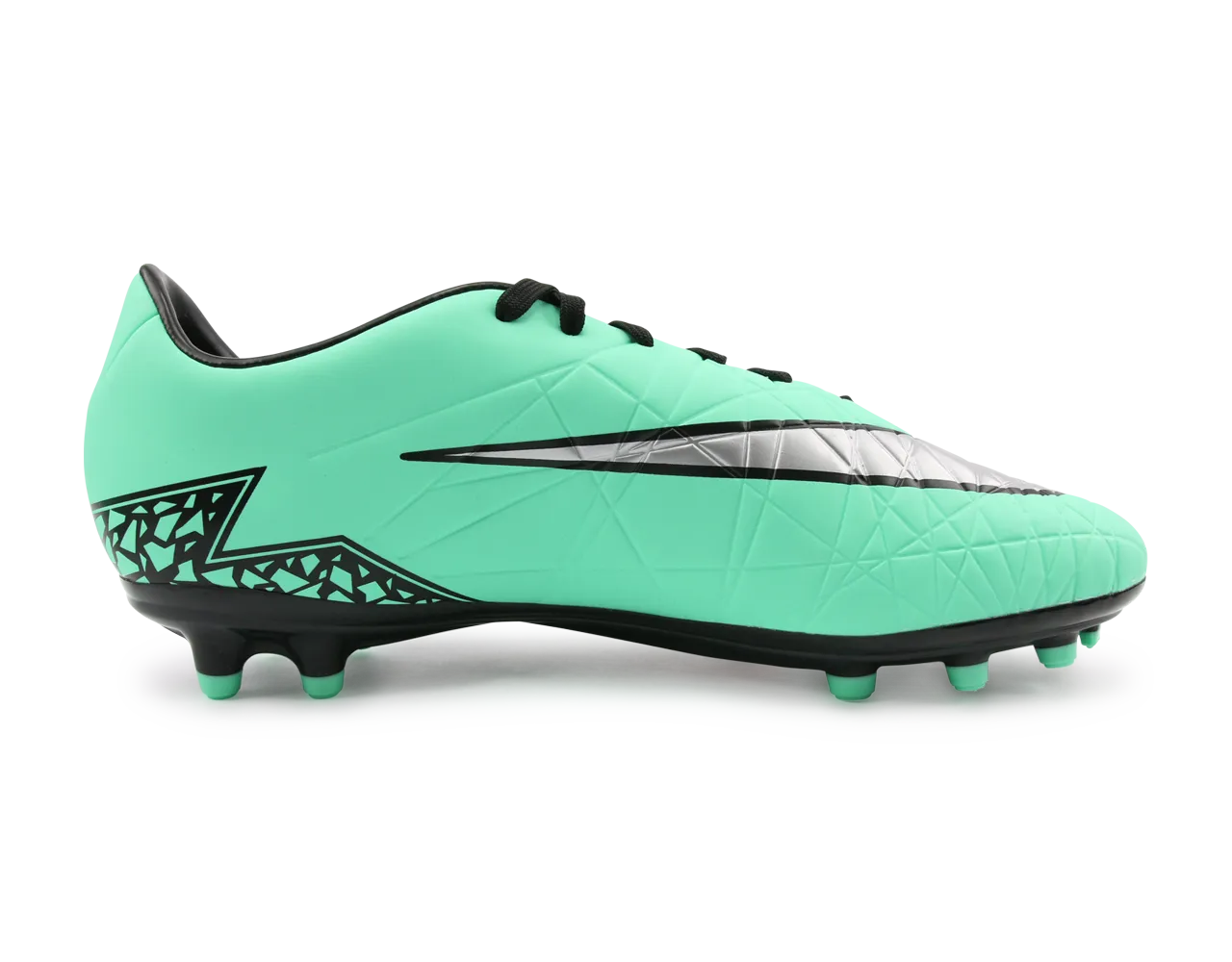 Nike Men's Hypervenom Phelon FG Shoes Green Glow/Metallic Silver/Hyper Orange