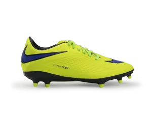 Nike Men's Hypervenom Phelon FG Volt/Hot Lava/Persian Violet