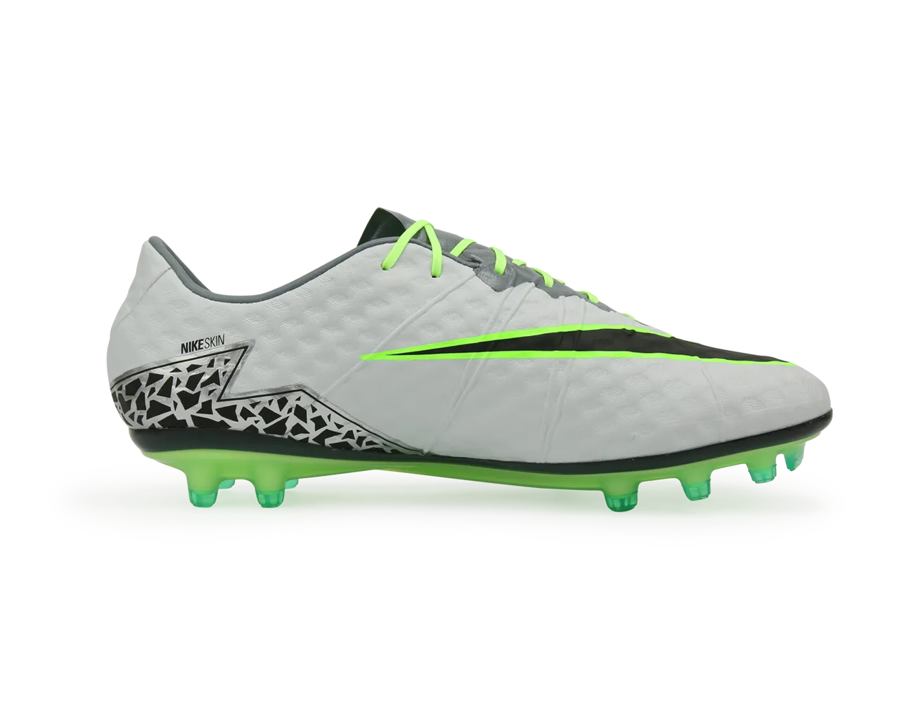 Nike Men's Hypervenom Phinish FG Pure Platinum/Black/Ghost Green