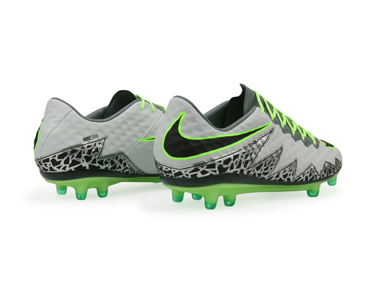 Nike Men's Hypervenom Phinish FG Pure Platinum/Black/Ghost Green