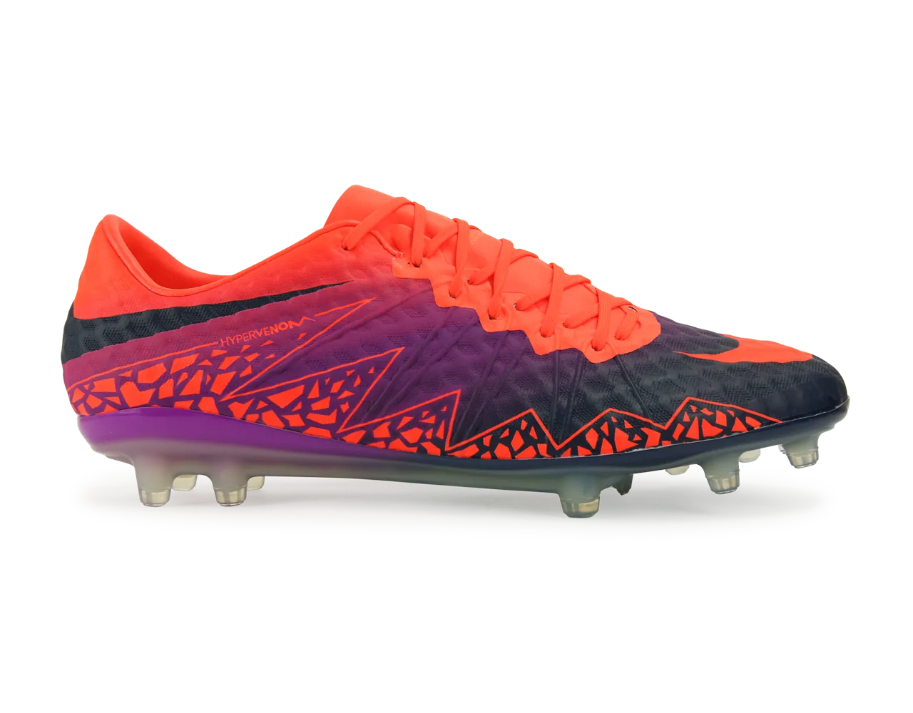 Nike Men's Hypervenom Phinish FG Total Crimson/Obsidian/Vivid Purple