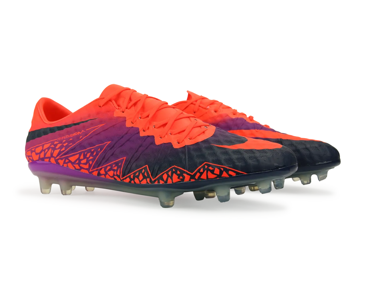 Nike Men's Hypervenom Phinish FG Total Crimson/Obsidian/Vivid Purple