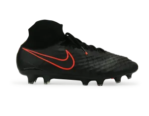 Nike Men's Magista Obra II FG Black/Total Crimson