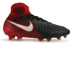 Nike Men's Magista Obra II FG Black/White/University Red