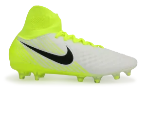 Nike Men's Magista Orden II FG White/Black/Volt/Wolf Grey