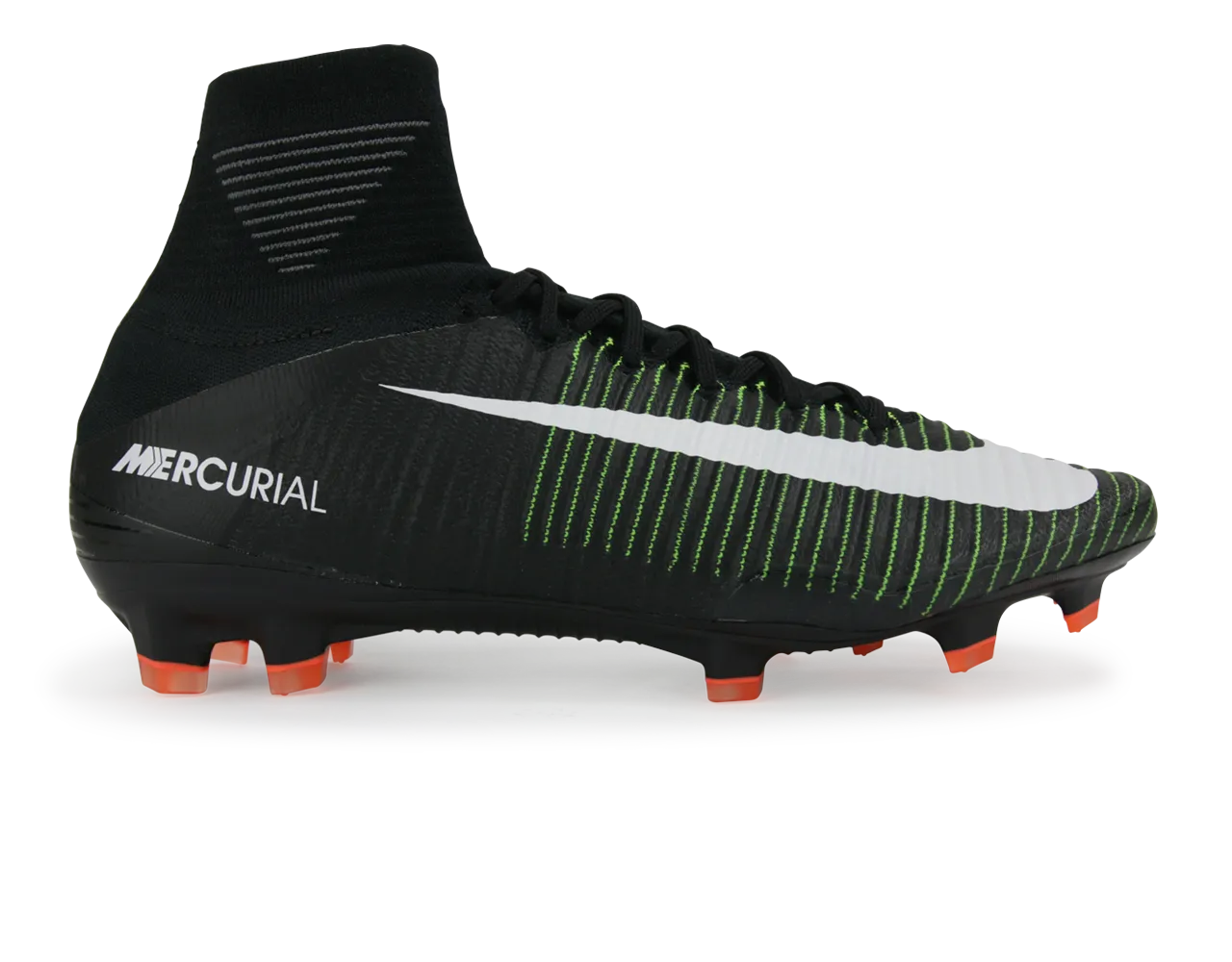 Nike Men's Mercurial Superfly V FG Black/White/Electric Green