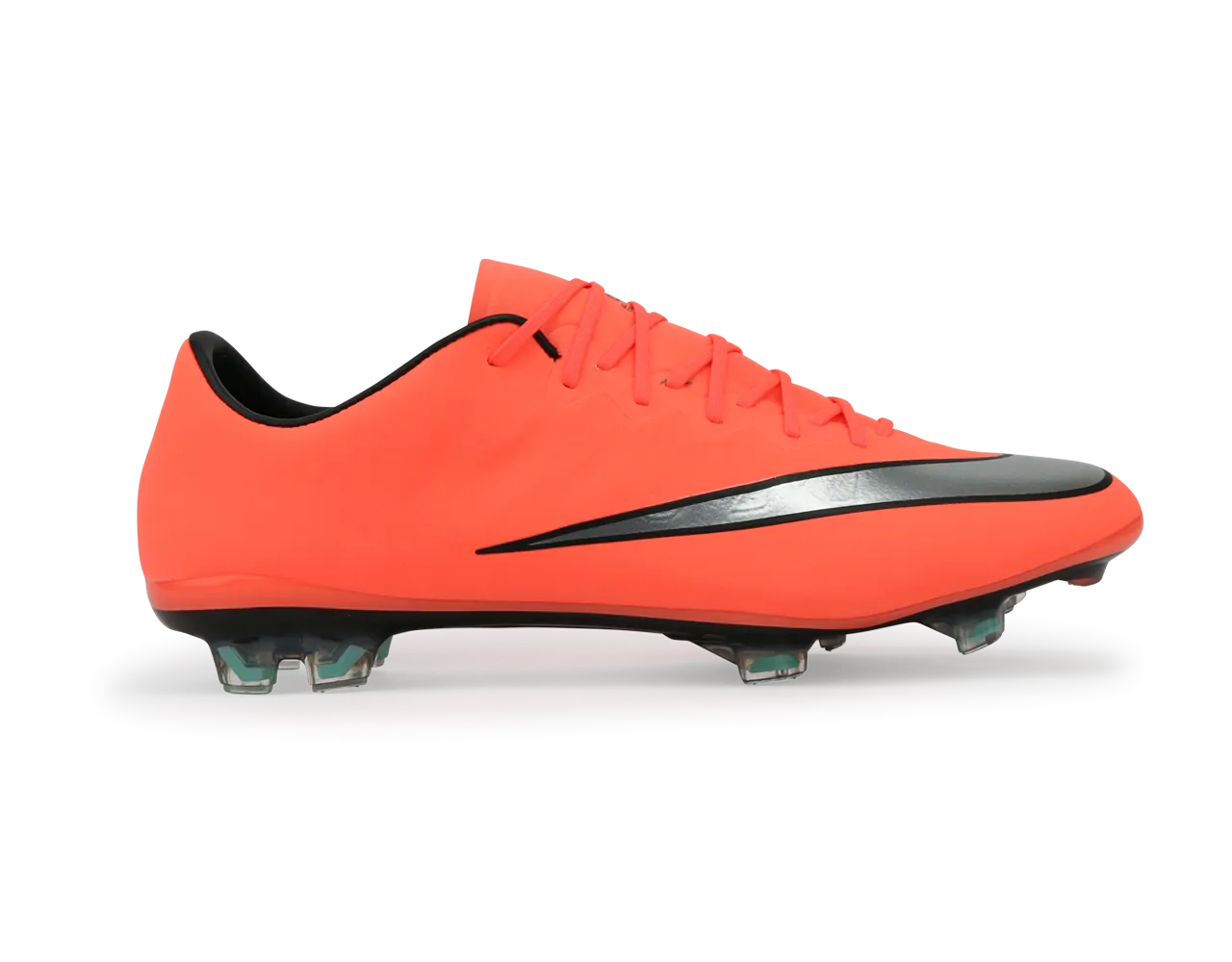 Nike Men's Mercurial Vapor X FG Bright Mango/Metallic Silver/Hyper Turquoise