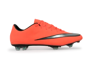 Nike Men's Mercurial Vapor X FG Bright Mango/Metallic Silver/Hyper Turquoise