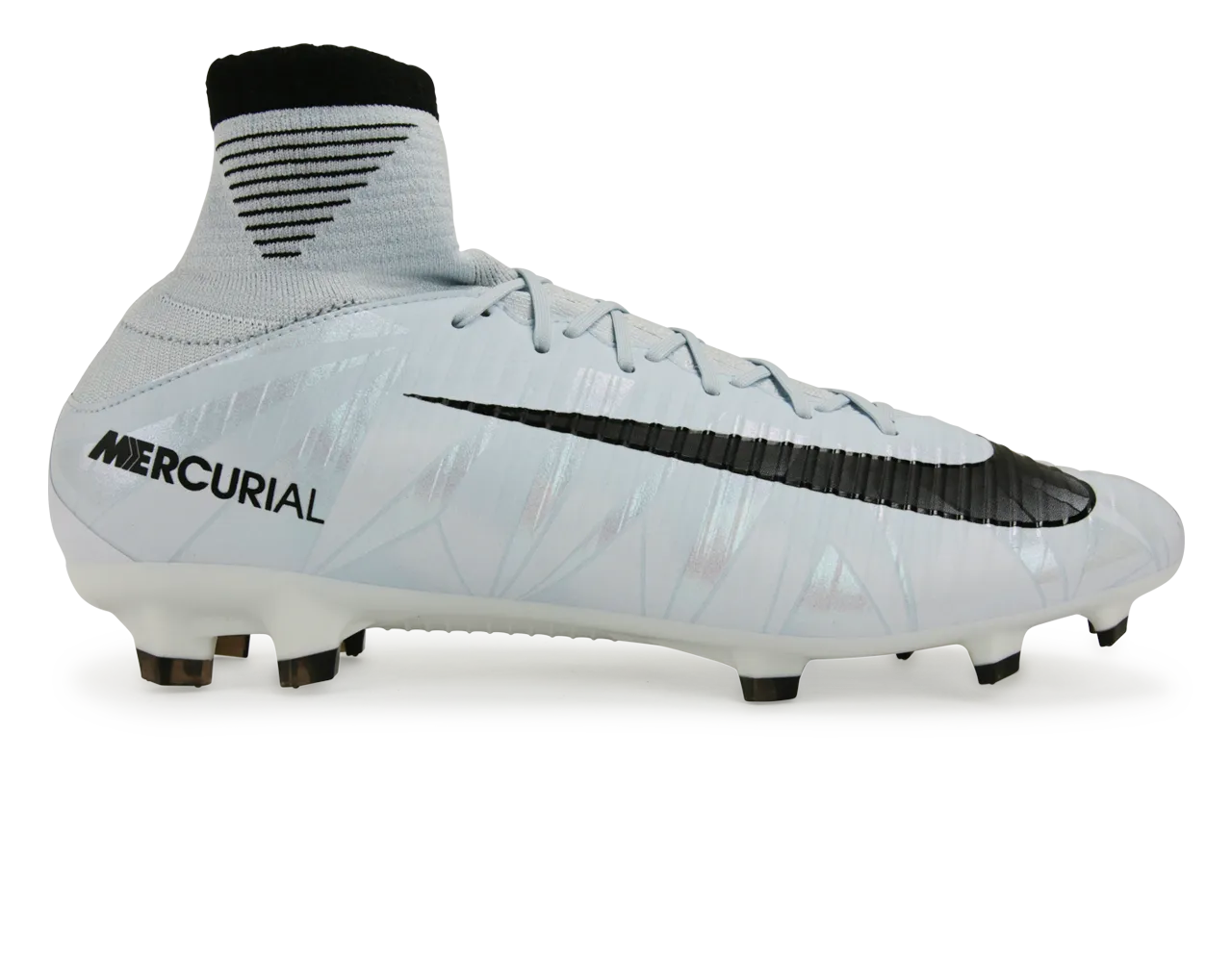 Nike Men's Mercurial Veloce III Dynamic Fit CR7 FG Blue Tint/Black/White