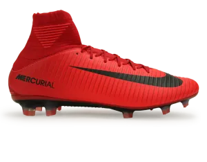 Nike Men's Mercurial Veloce III Dynamic Fit FG University Red/Black