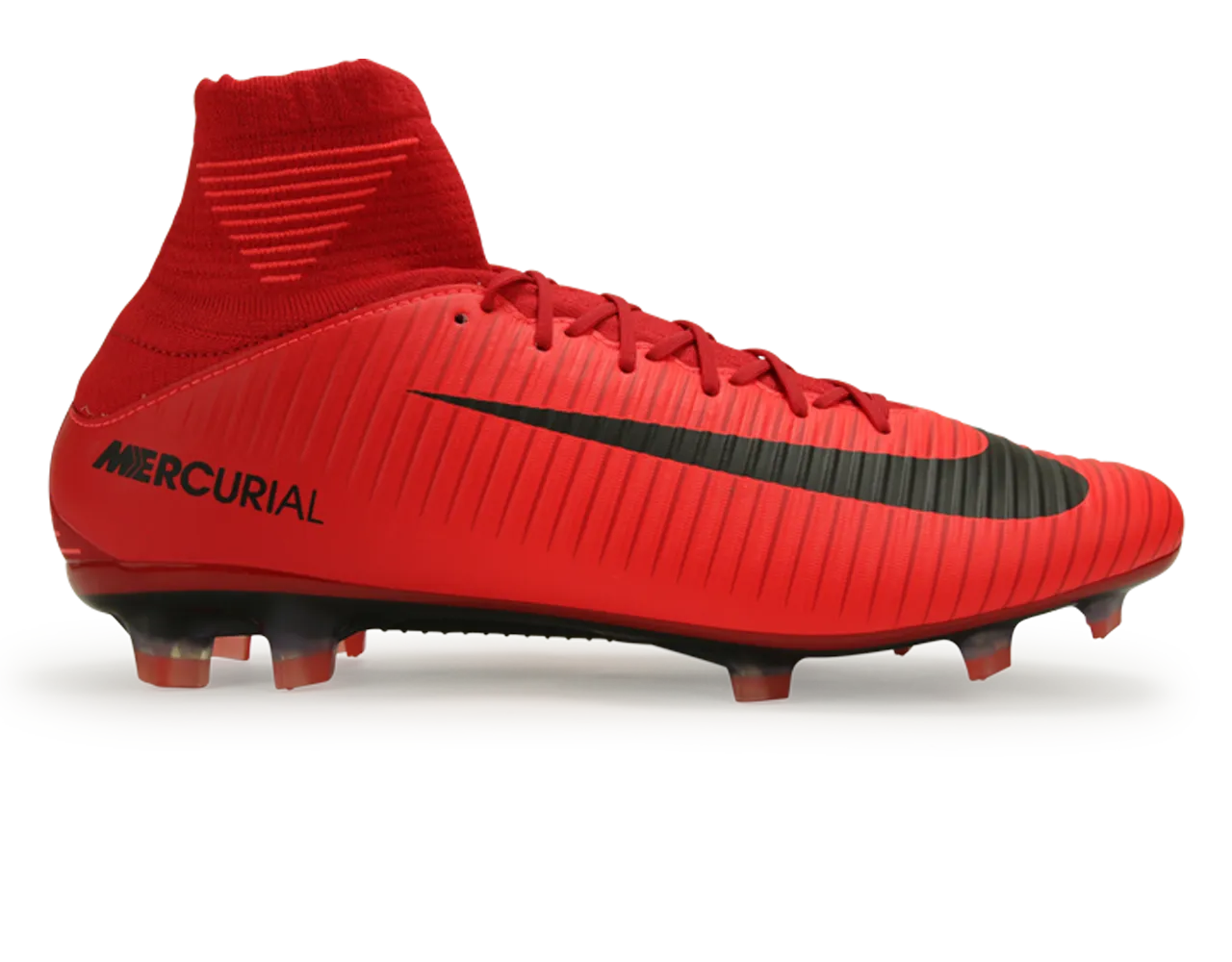 Nike Men's Mercurial Veloce III Dynamic Fit FG University Red/Black