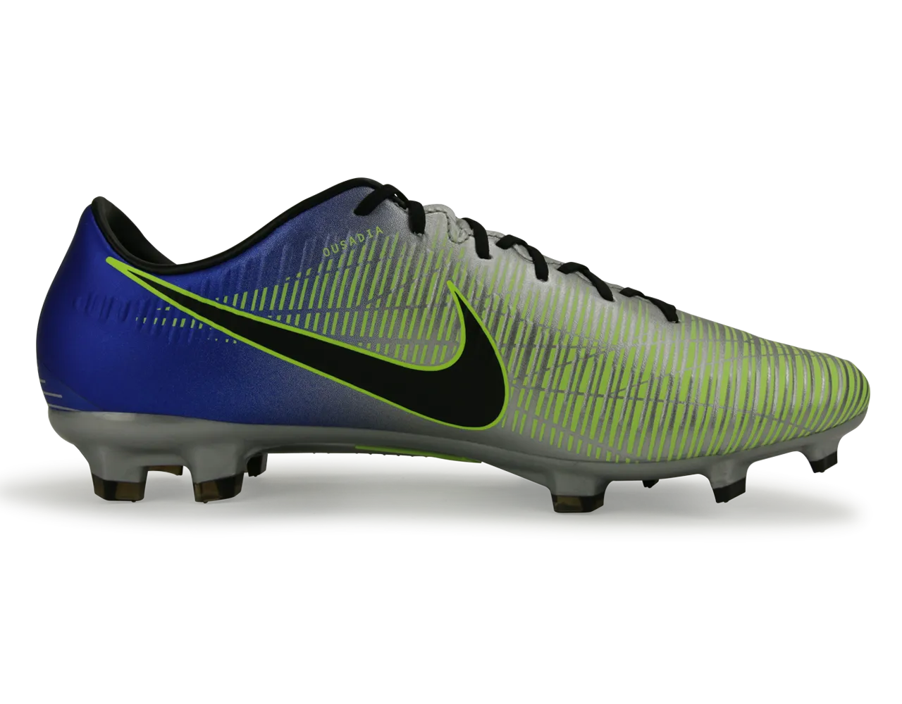 Nike Men's Mercurial Veloce III Neymar Jr FG Racer Blue/Black/Chrome/Volt