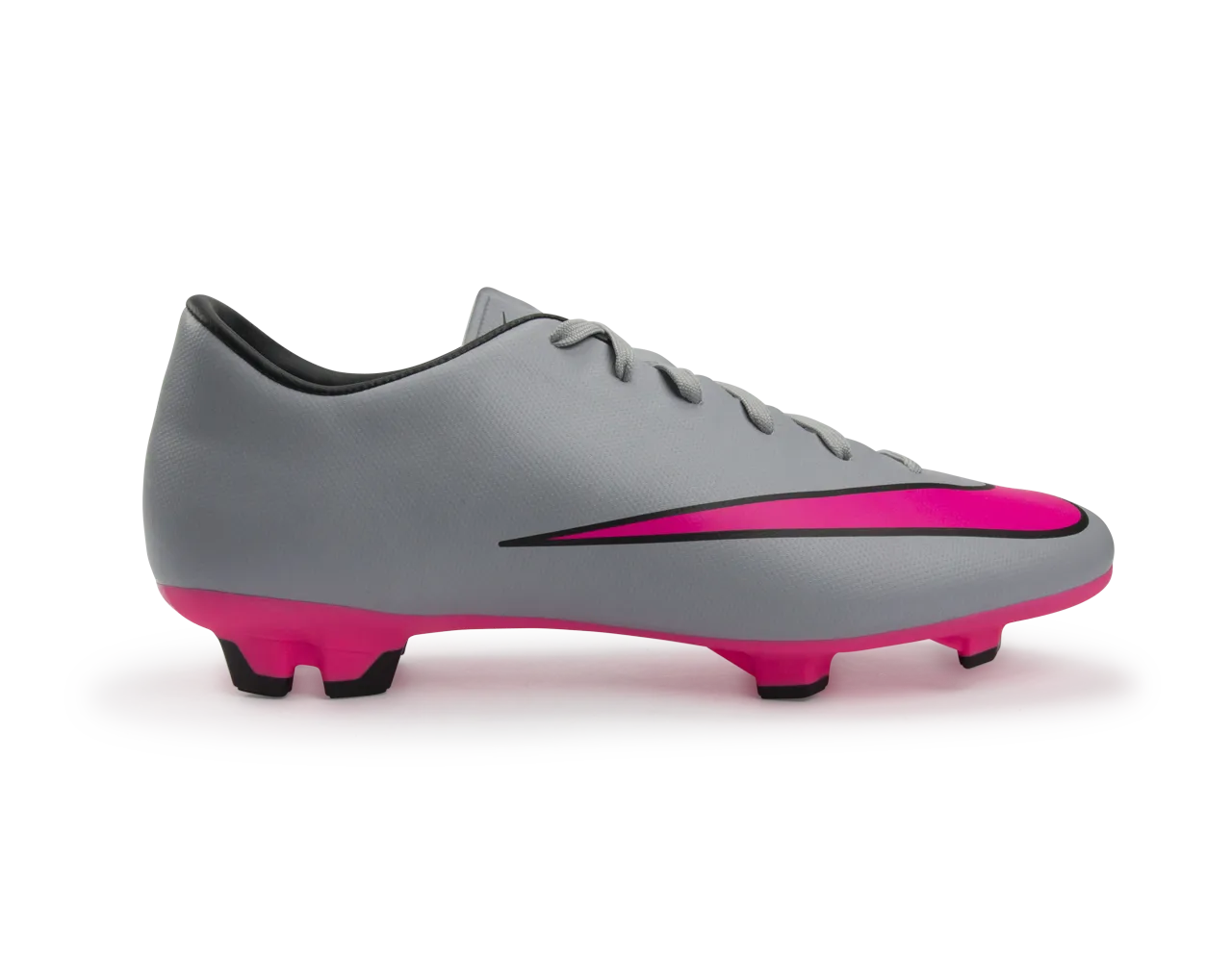 Nike Men's Mercurial Victory V FG Wolf Grey/Vivid Pink/White