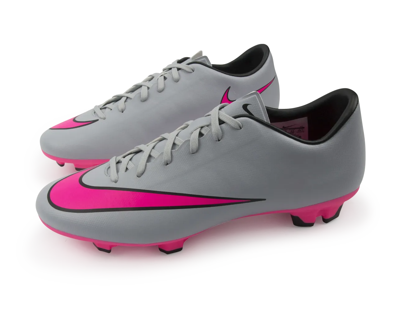 Nike Men's Mercurial Victory V FG Wolf Grey/Vivid Pink/White