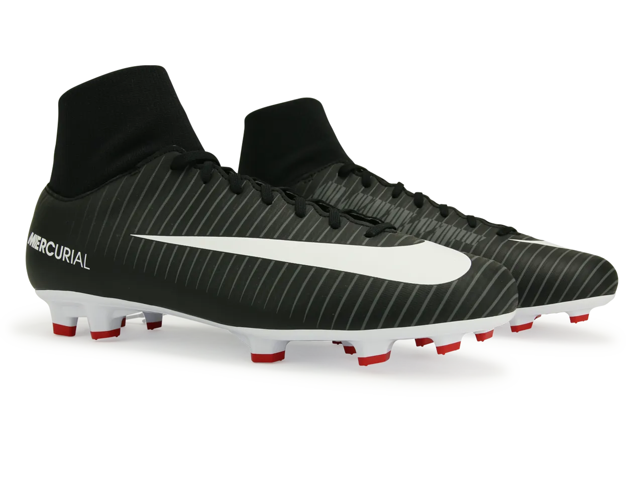 Nike Men's Mercurial Victory VI Dynamic Fit FG Black/White/Dark Grey