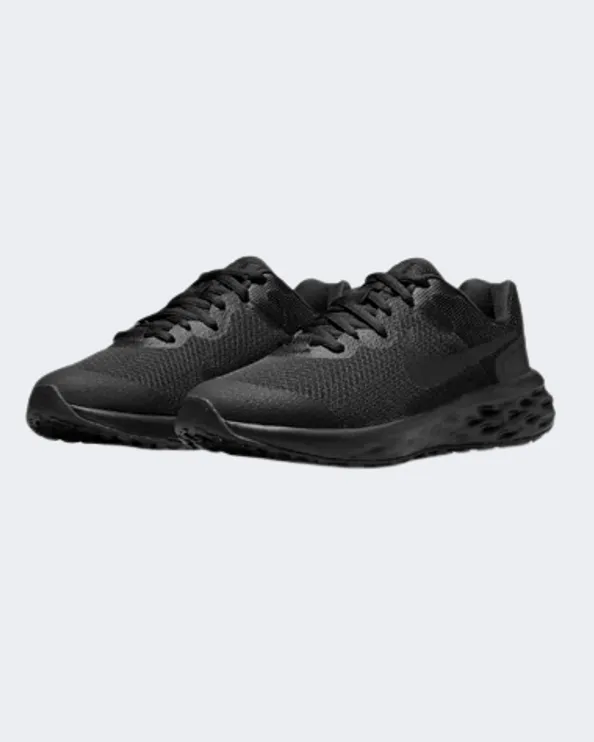 Nike Revolution 6 Gs-Boys Running Shoes Black Dd1096-001