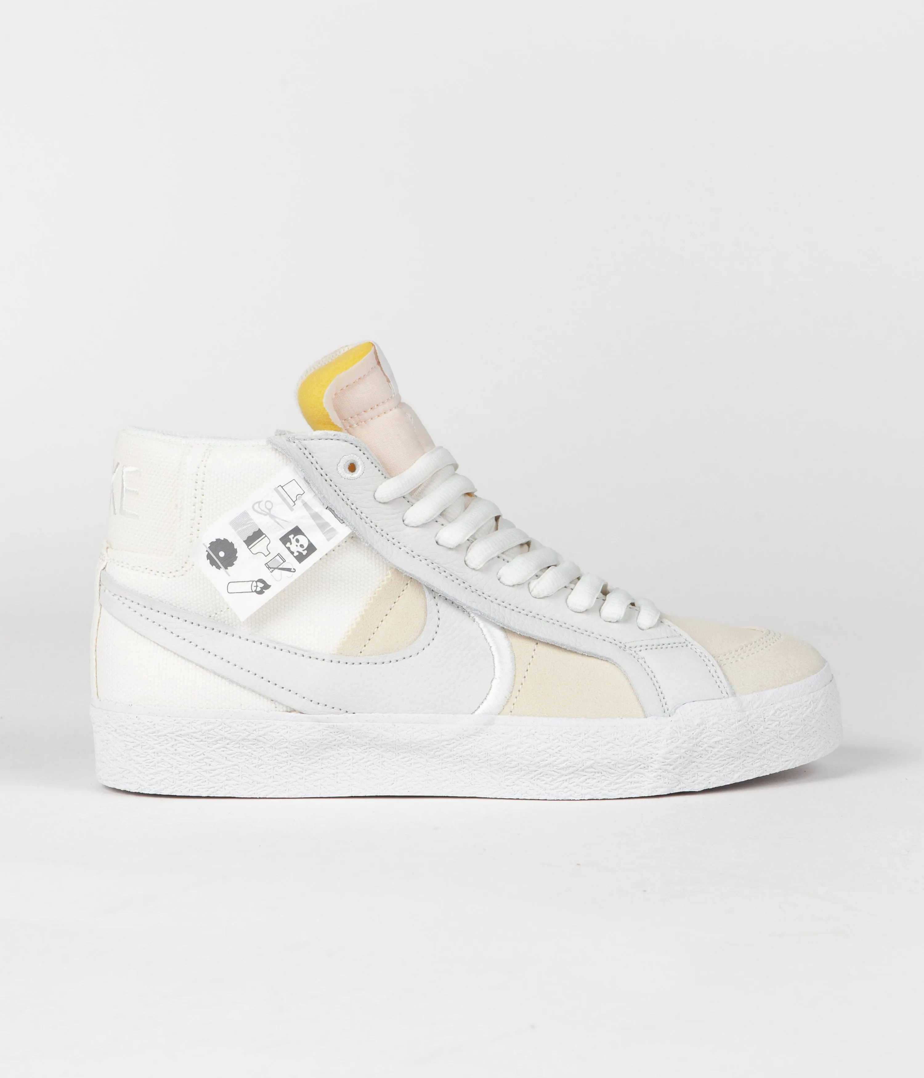 Nike SB Blazer Mid Premium Shoes - Summit White / Summit White