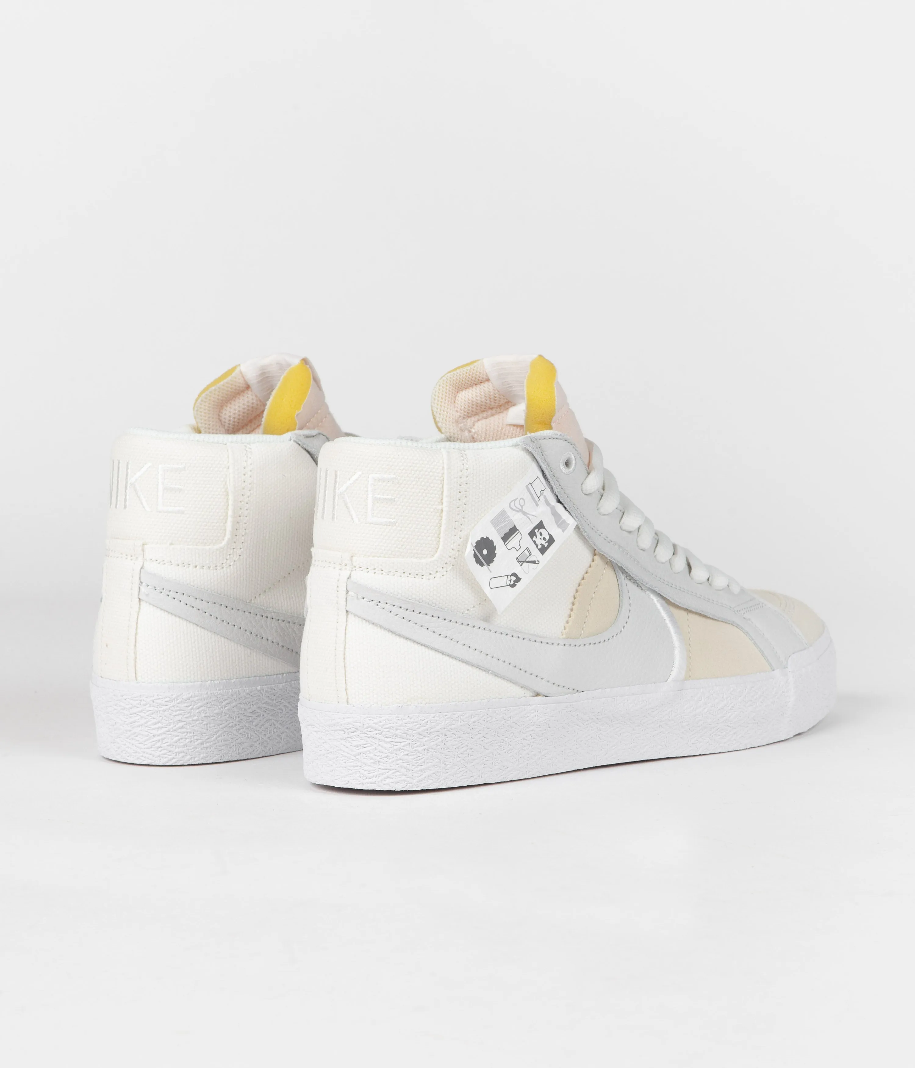 Nike SB Blazer Mid Premium Shoes - Summit White / Summit White