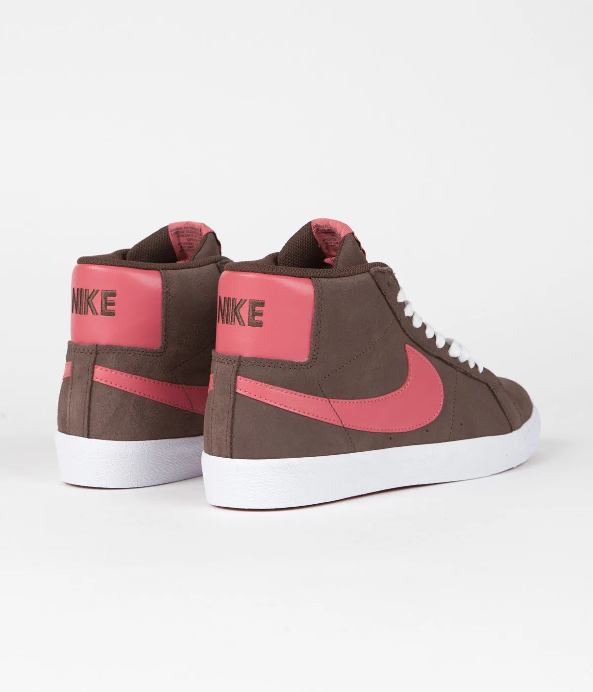 Nike SB Blazer Mid Shoes - Baroque Brown / Adobe - Baroque Brown - White