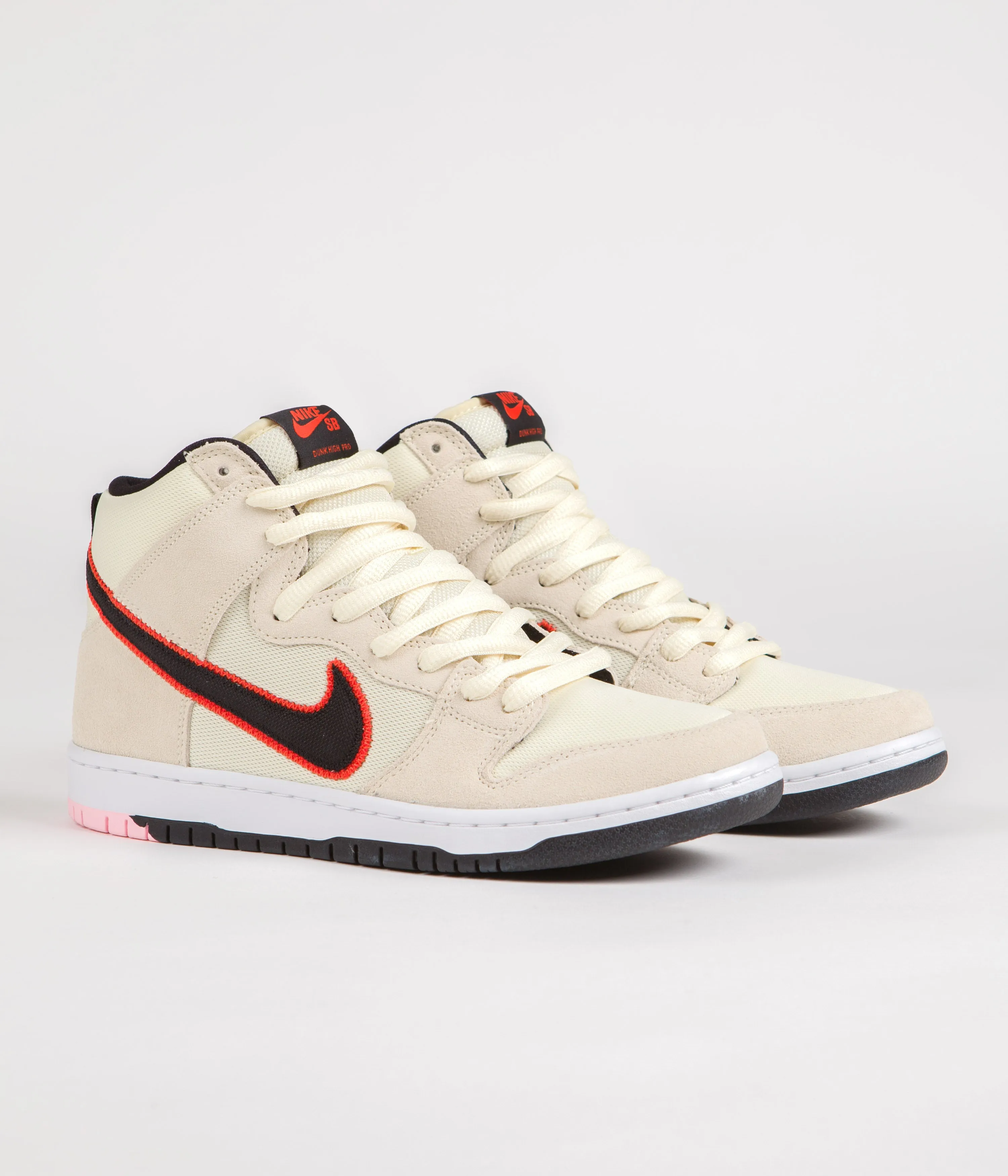 Nike SB Dunk High Pro Premium 'San Francisco Giants' Shoes - Coconut Milk / Black - Team Orange - White