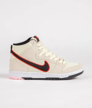 Nike SB Dunk High Pro Premium 'San Francisco Giants' Shoes - Coconut Milk / Black - Team Orange - White