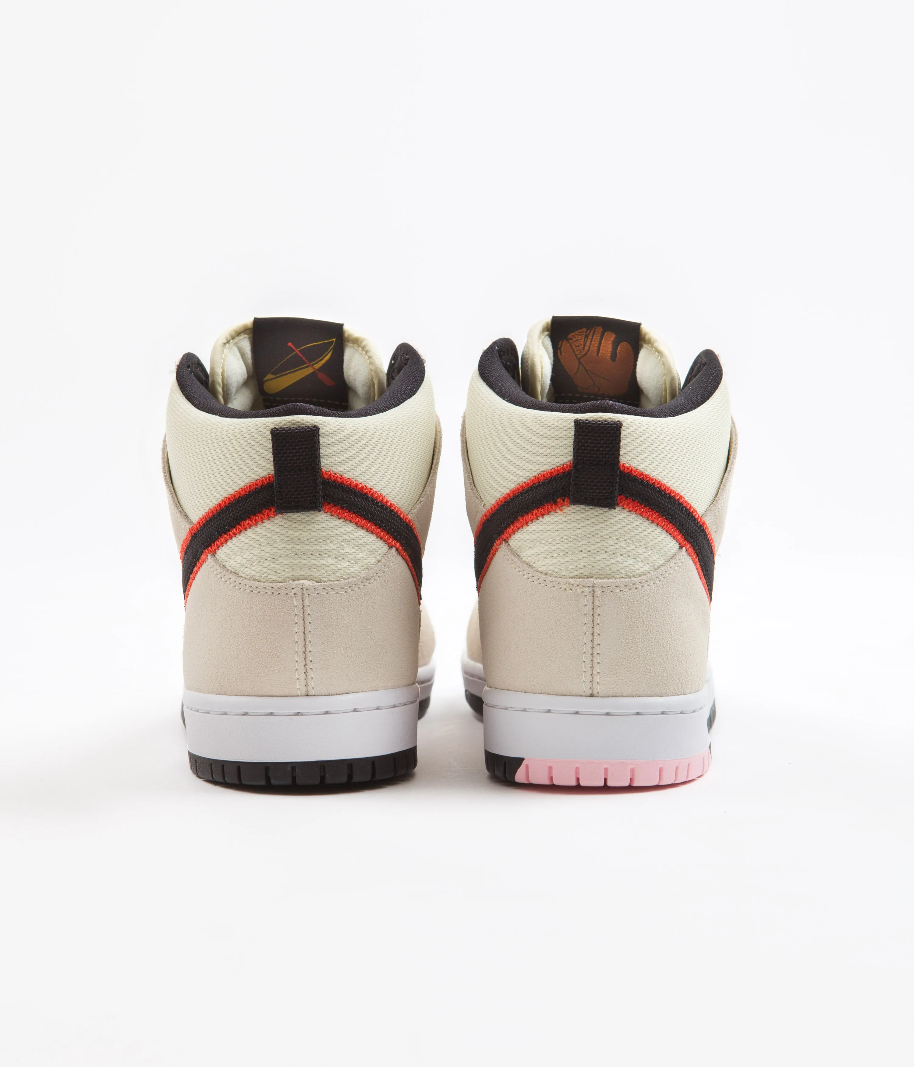 Nike SB Dunk High Pro Premium 'San Francisco Giants' Shoes - Coconut Milk / Black - Team Orange - White