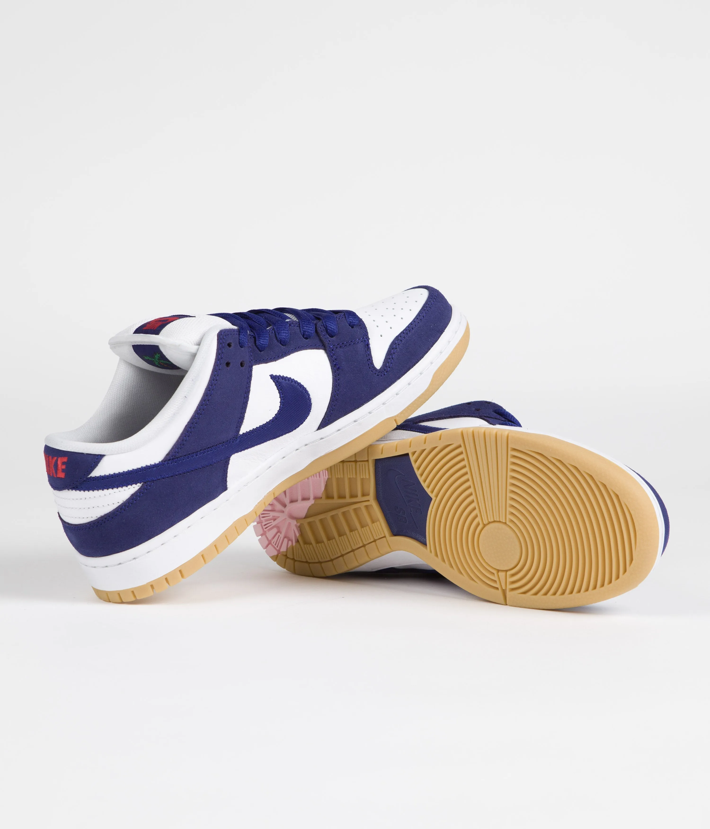 Nike SB Dunk Low Pro Premium 'Los Angeles Dodgers' Shoes - Deep Royal Blue / Deep Royal Blue - White