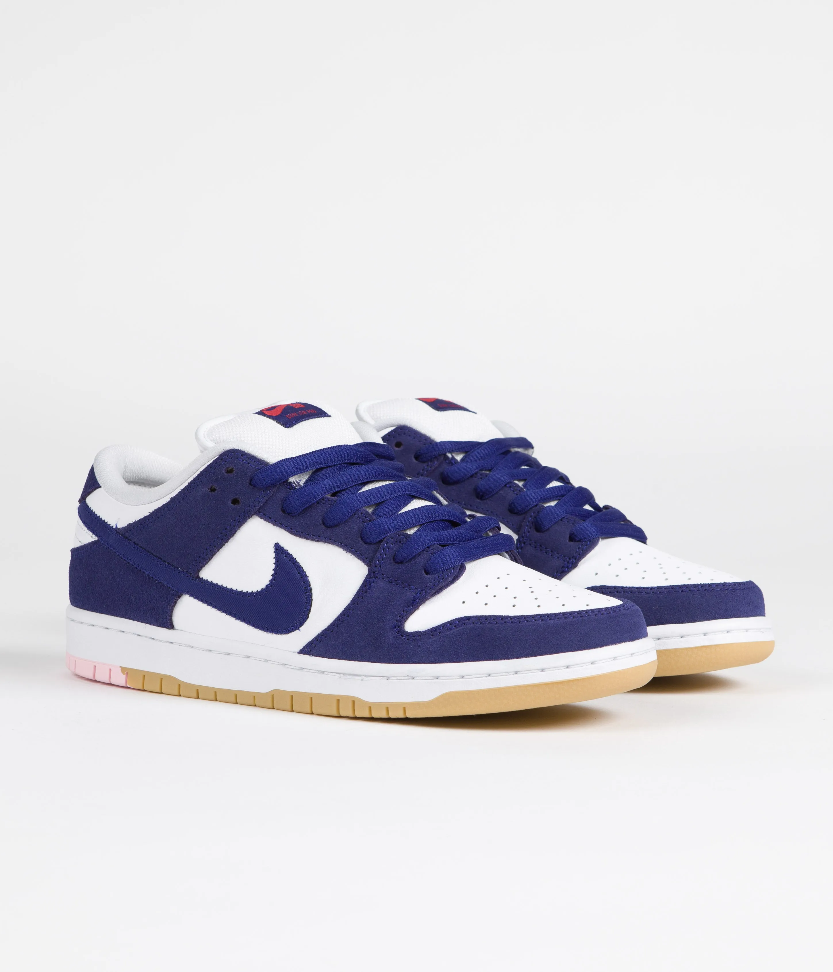 Nike SB Dunk Low Pro Premium 'Los Angeles Dodgers' Shoes - Deep Royal Blue / Deep Royal Blue - White